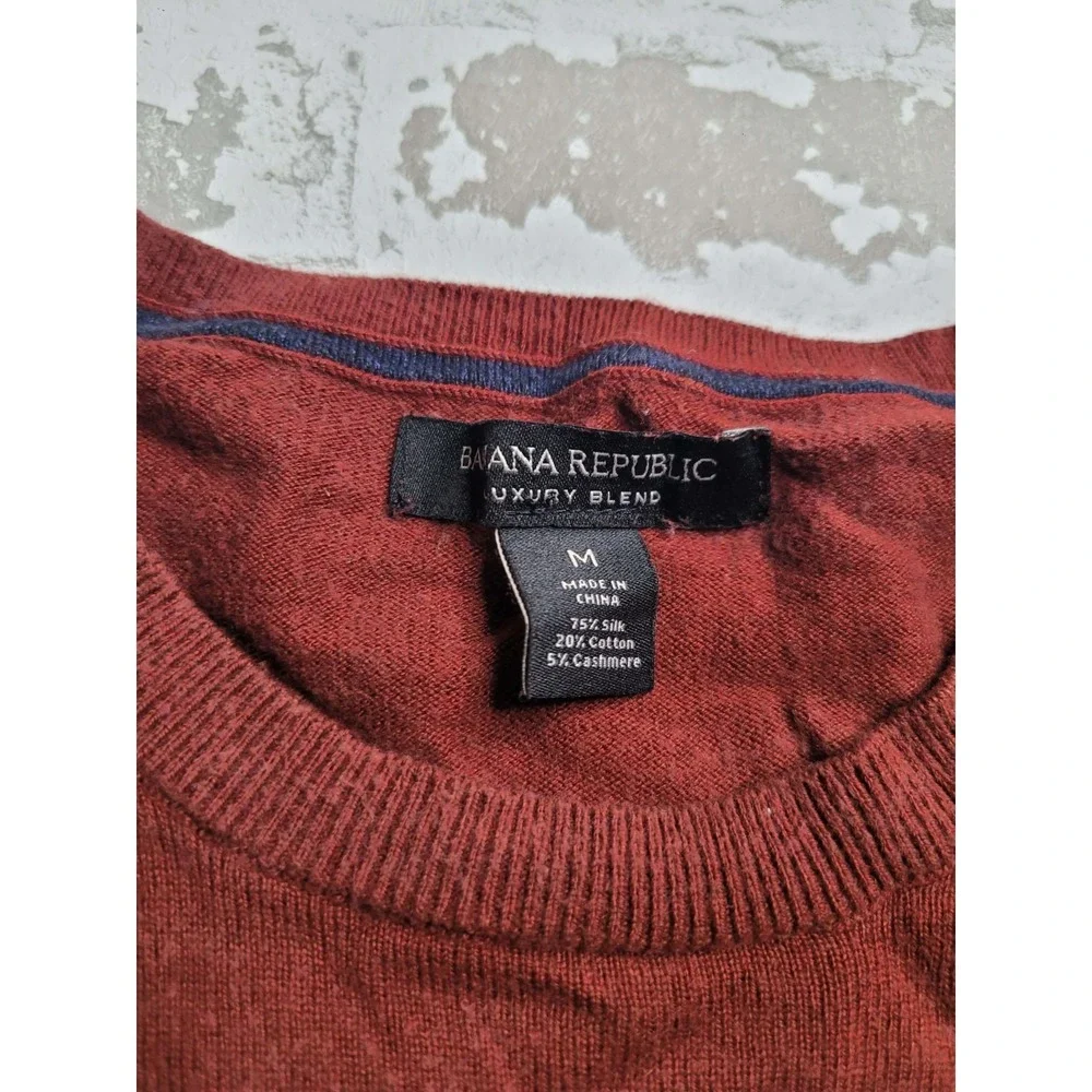 Banana Republic Luxury Blend‎ Cashmere Silk Cotton Men's Sweater Medium